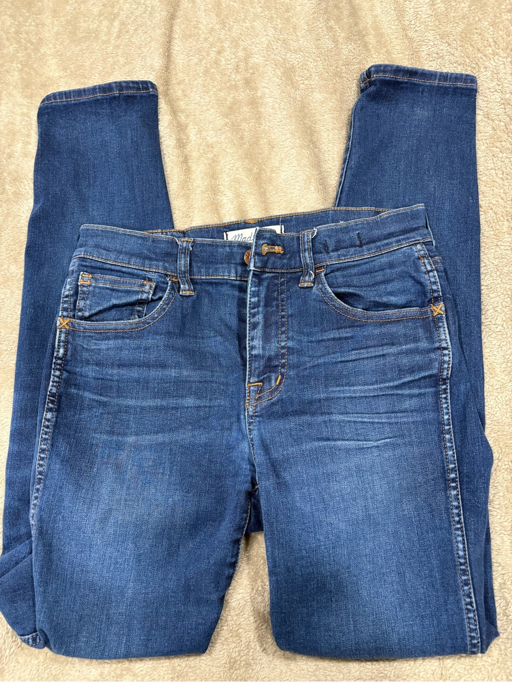 Like new Madewell skinny jeans
